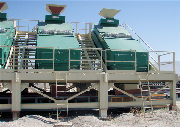 4 Units - Derrick Model 56-144d-3dd 5' W X 12' L Double Deck Dry Sizing Screens)